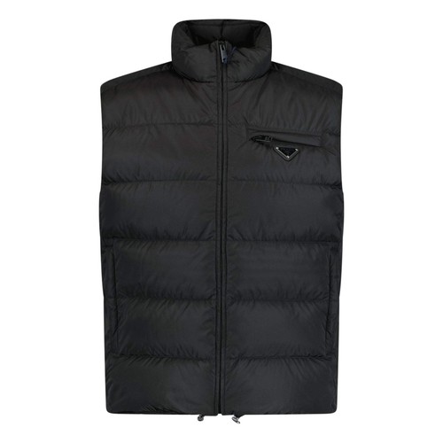 Prada triangle logo gilet - triangle,