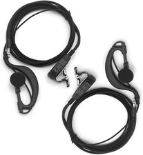 2x Clip-Ear Headsets Earpiece