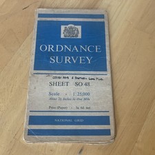 Vintage Ordnance Survey Map