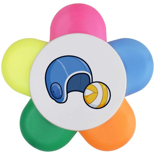 Water polo ball cap - ball, flower
