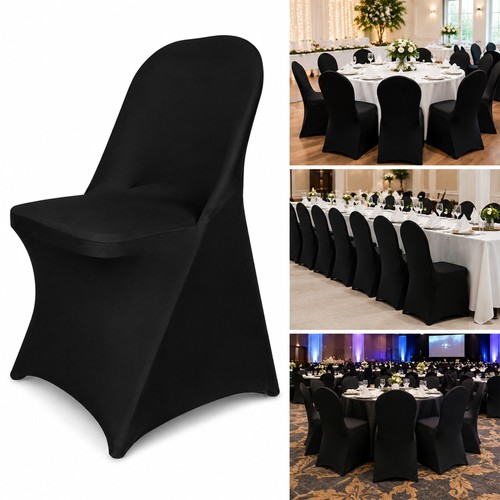 Black spandex chair - black,