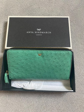 ANYA HINDMARCH  LONDON THE MAXI ZIP FAMILY BRAND NEW BOXED PURSE /WALLET 