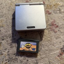 Genuine Nintendo Game Boy Advance GBA SP - With Game - Silver