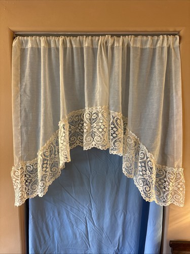 Vintage lace sheer - vintage, panel