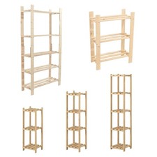 Solid Pine Slatted Storage