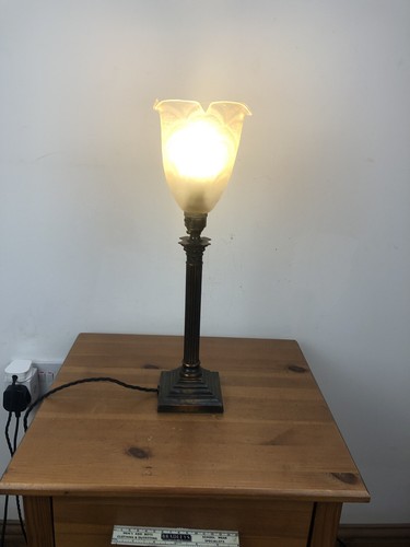 Edwardian table lamp - table,