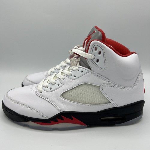 Jordan retro fire red silver - red,