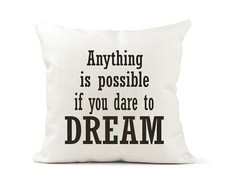 Inspirational Quote Cushion