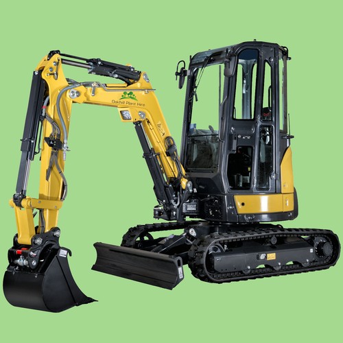 Ton digger excavator hire - excavator,