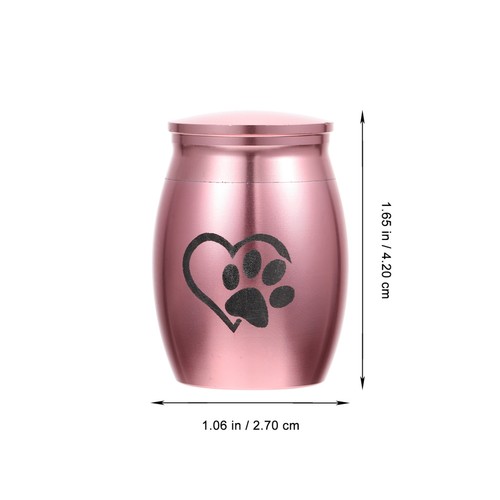 Metal cat urn pet - urn,