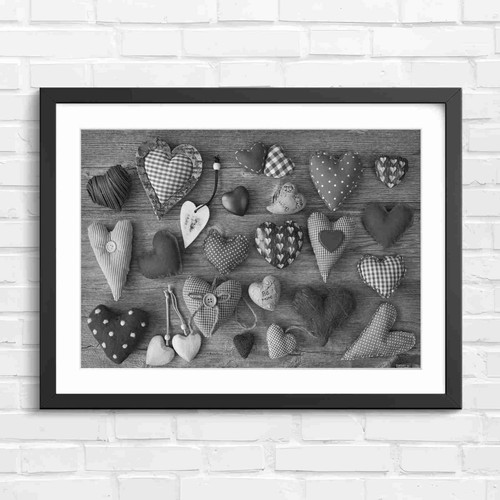 Vintage hearts shabby chic - hearts,