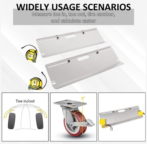 Aluminium wheel alignment - wheel, toe
