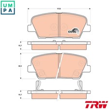 BRAKE PAD SET DISC BRAKE