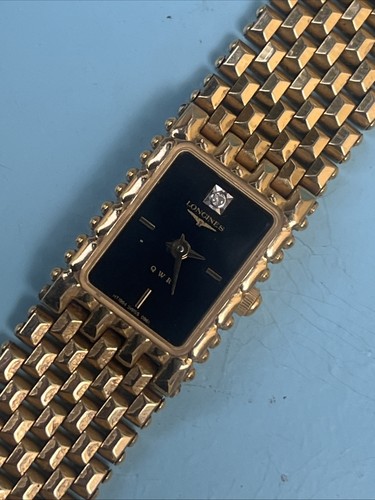 Longines gold plate diamond - longines,