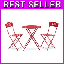 Resilient Red Bistro Set -