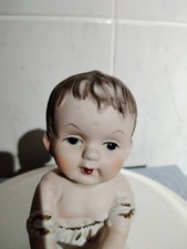 Bisque Piano Baby Seated