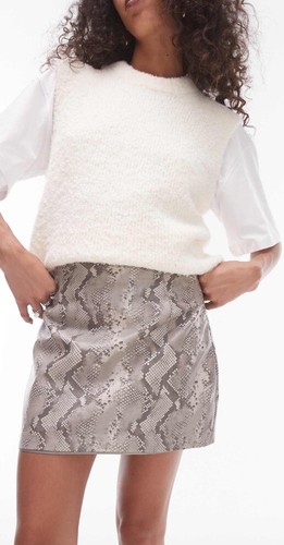 Topshop beige snakeskin - topshop,