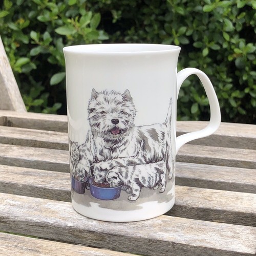 Westie terrier dog mug - westie, west