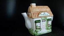 Ceramic cottage ware teapot - ceramic,