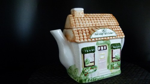 Ceramic cottage ware - ceramic, teapot