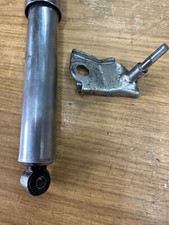 1 Lambretta Working Front Shock Absorber Damper & 1 Lower Bracket Both tarnished