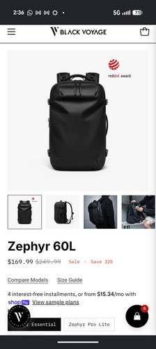 Black voyage zephr - black,