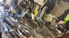 JOB LOT - BRITISH VINTAGE MOTORCYCLE SPARE PARTS & TOOLS
