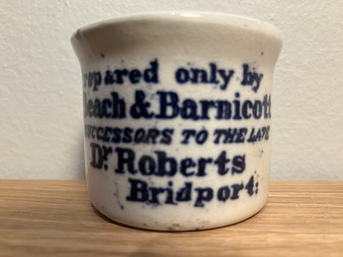 Antique ointment pot poor mans - antique,