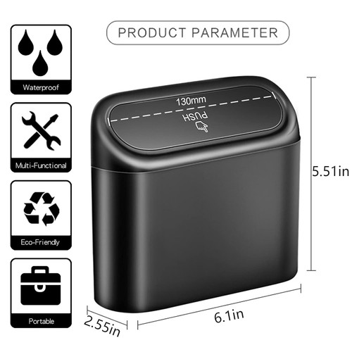 Mini rubbish bin - rubbish, van