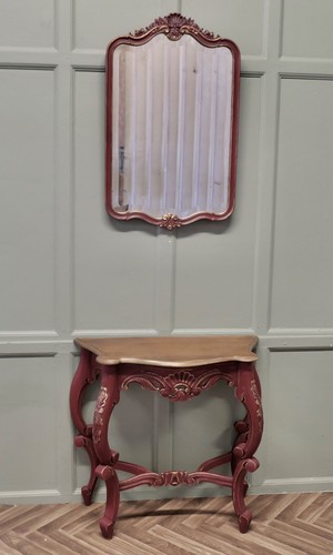 French painted console hall - or,