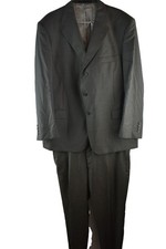 M&S COLLEZIONE Grey 2 Piece Suit Blazer size 46S Trousers size 38In Mens Smart