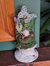 Gonk Forever Gardens Handmade Floral Display Hurricane Vase