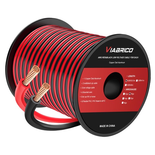 Viabrico 100ft awg gauge - viabrico, 18