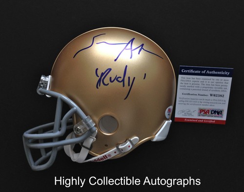 Sean astin signed notre dame - notre,