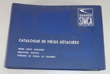 Parts Catalog Simca 1000 From