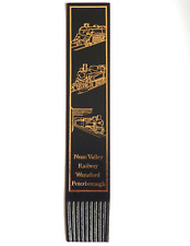 Nene Valley Railway (NVR) Leather Bookmark Steam Locomotive Peterborough Trains