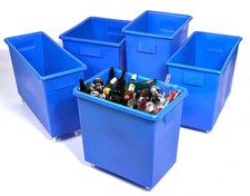 Food Grade Bar Bottle Bin Portable Pub Storage Waste Trucks Skips, Various Sizes