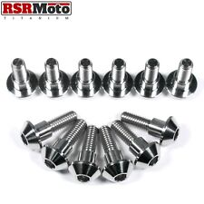 Suzuki GSXR600 GSXR750 Titanium Front Brake Disc Rotor Bolts, 2008-2024