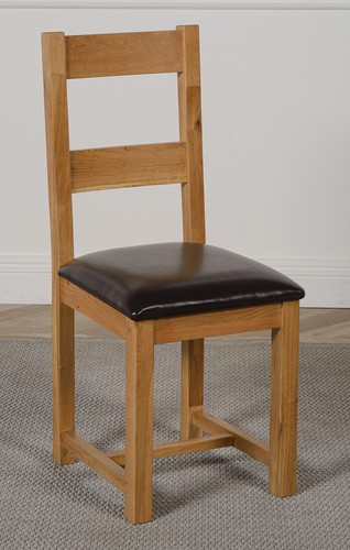 Lincoln ladder back solid - solid, oak