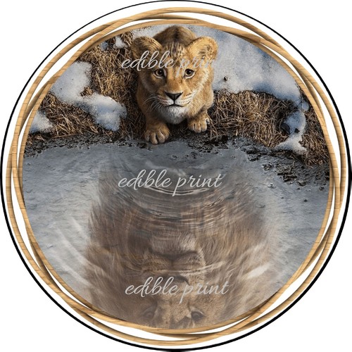 Mufasa lion king edible cake - mufasa,