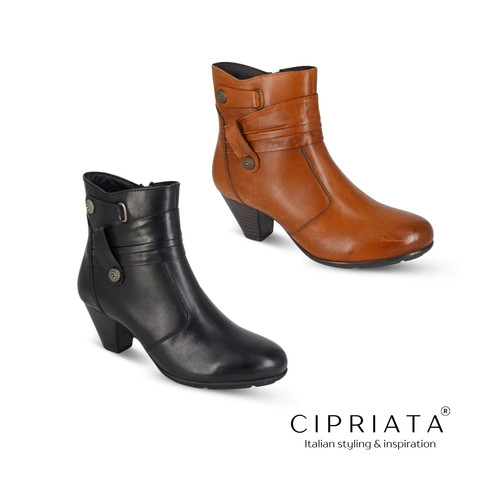 Ladies cipriata leather ankle - cipriata,