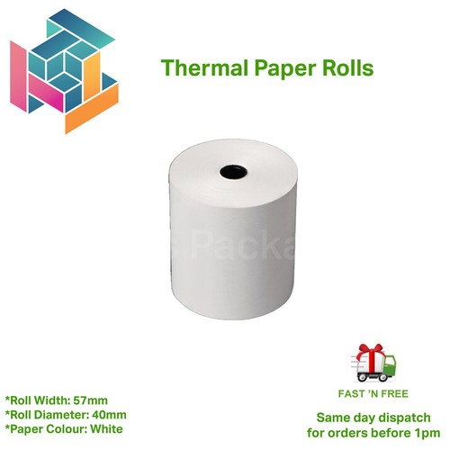 100 rolls thermal paper credit - thermal,