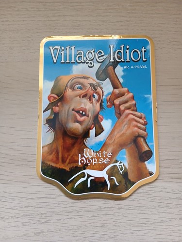 White horse brewery - horse,