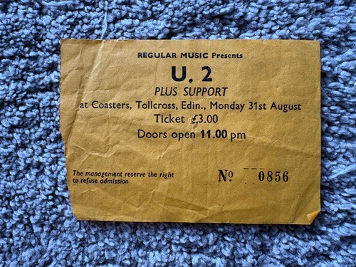 Ticket for early gig - gig, at