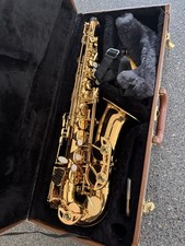 Sonata Alto Saxophone Gold with Leather Carry Case and Straps