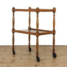 Vintage Oak Drinks Tea Trolley