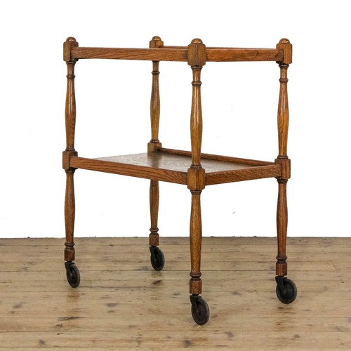 Vintage oak drinks tea - drinks, trolley