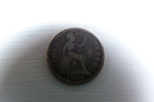 1836 fourpence silver - 1836,