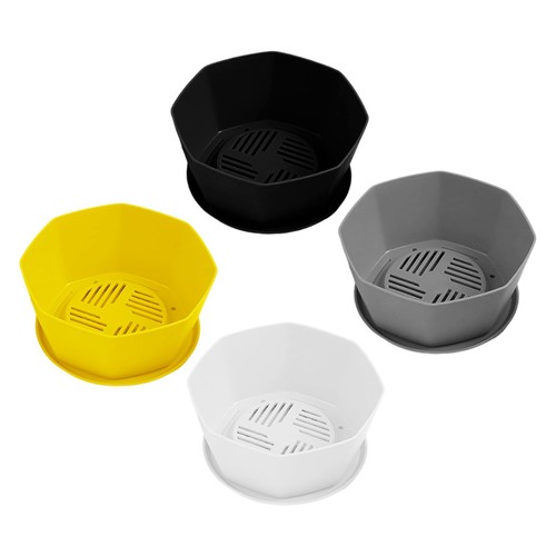 4pcs round planters for - 4pcs,