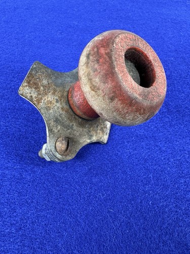 Vintage red wooden steering - vintage,